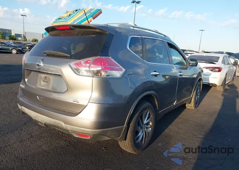 2015 Nissan Rogue Sl из США, поврежденный, VIN 5N1AT2MT6FC899753